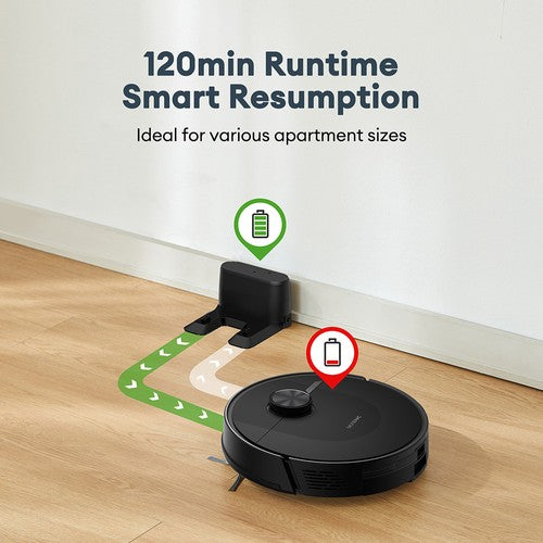 Ultenic D10 Roboterstaubsauger, 15-minütige LiDAR-Schnellkarte, 4000 Pa