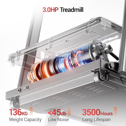 ROBORE SF10 Laufband mit 12 % Steigung, elektrisches Laufband 12 km/h