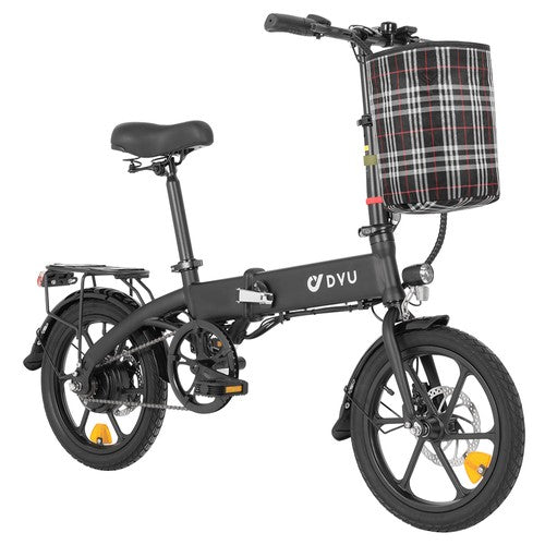 DYU A1F Pro Faltbares Elektrofahrrad, 250-W-Motor, 36 V 7,5 Ah