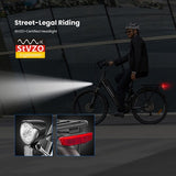 Tourol MA1 Elektrofahrrad, 250-W-Mittelmotor 36 V 13 Ah