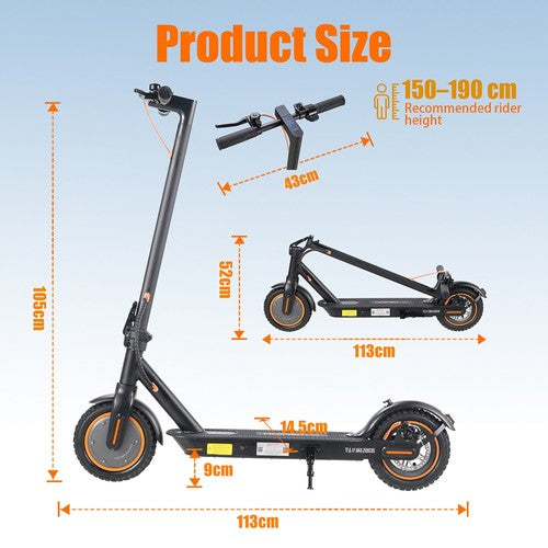 TWOFISH V1 MAX E-Scooter, 400-W-Motor
