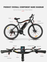 Samebike SY26-II Mountainbike 500W 