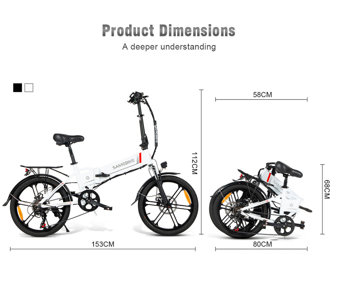 SAMEBIKE 20LVXD30-II faltbares Elektrofahrrad