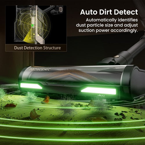 Proscenic P20 OnePass Akku-Staubsauger 70000 Pa