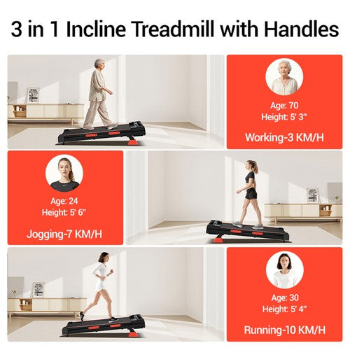 ROBORE X5 Laufmatte, dreifache Stoßdämpfung bis 10 km/h