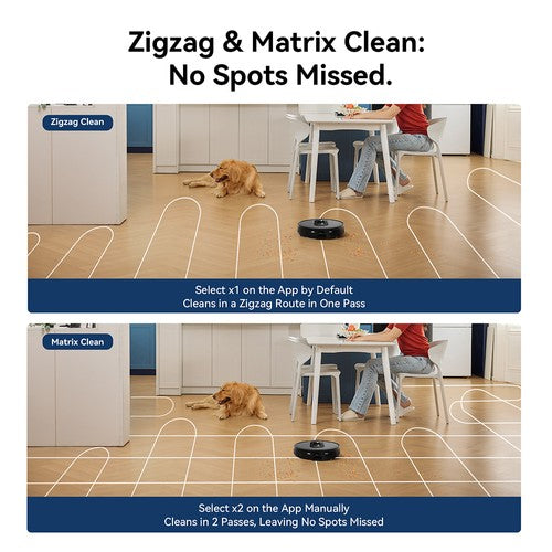 Proscenic Q8 Roboter-Staubsauger- und Wischkombination, 4200 Pa Saugleistung, LiDAR-Navigation