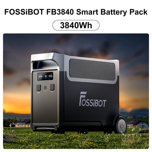 FOSSiBOT FB3840 Erweiterungsakku, 3840Wh LiFePO4 Akkupack für F3600 Pro