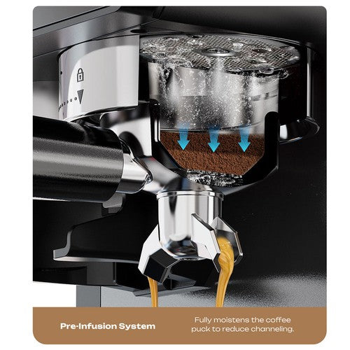 HiBREW H20 All-in-One Kaffeemaschine mit eingebautem Mahlwerk und dualer Heiß- und Kaltbrühung