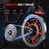 MERACH S38 Magnetisches Heimtrainer-Fahrrad, max. Belastbarkeit 136 kg