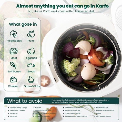 Karfo UF006-EC Elektrischer Küchenkomposter