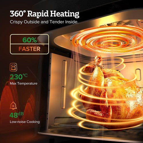 CHEFREE AF500 1700 W 6,5 l Heißluftfritteuse mit Smart Probe Thermometer
