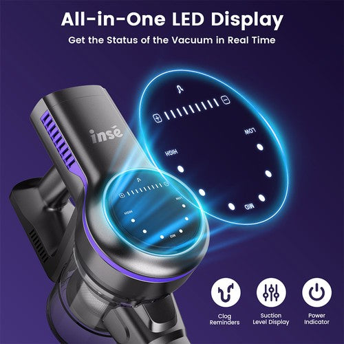 INSE S7P Akku-Staubsauger 26 kPa