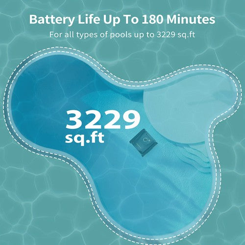 CoasTeering Nebula Akku-Poolroboter, 180 Min. Laufzeit