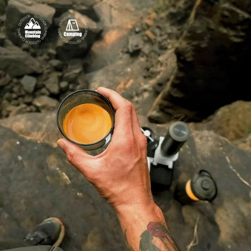 HIBREW H4C Tragbare Espressomaschine, Handkaffeemaschine für Camping