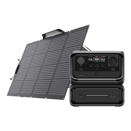 Bundle: Kraftwerk EcoFlow River 3 Max + tragbares Solarpanel 220W