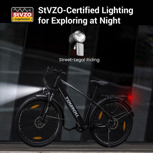 Touroll J1 27,5 Zoll Elektrofahrrad mit 250W Motor