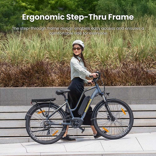 Touroll MA2 Elektrofahrrad, 250-W-Mittelmotor, 36 V 13 Ah