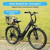 ESKUTE C100 PLUS Elektrofahrrad, 250-W-Motor, 36 V 13 Ah