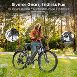 Touroll J1 Pro Elektrofahrrad, 250-W-Motor, 36 V 15,6 Ah