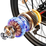 FENGQS Q8 Elektrofahrrad, 750-W-Motor, 48 V, 17,5 Ah, 50 km/h