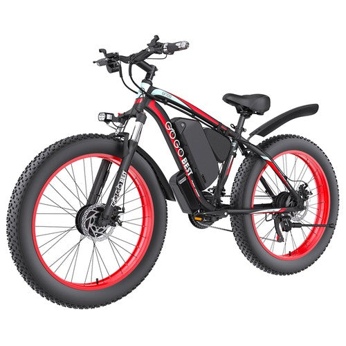 GOGOBEST GF700 Elektrofahrrad, 2 * 500 W Doppelmotor, 48 V 18,2 Ah