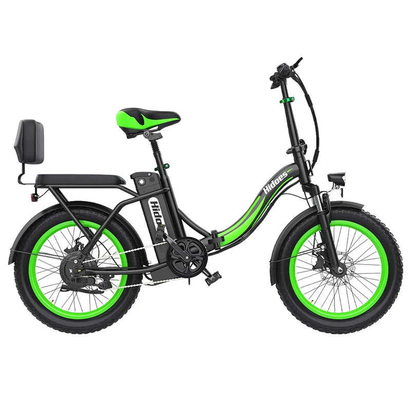 Hidoes C1 Elektrofahrrad mit 750-W-Motor im Rücksitz