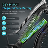 Fafrees FM8 Pro Elektrofahrrad 27,5 Zoll Luftreifen 36V 250W Mittelantrieb