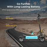 Ausom F1 Max Elektroscooter, 2*1400W Motor, 60V 20,8Ah