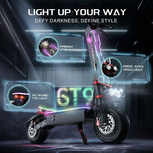 FENGQS GT9 E-Scooter, 3500W*2 Motor, 60V 38Ah