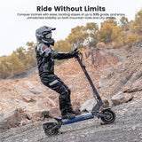 Ausom DT2 Pro E-Scooter, 2*1100W Motor, 52V 23,4Ah