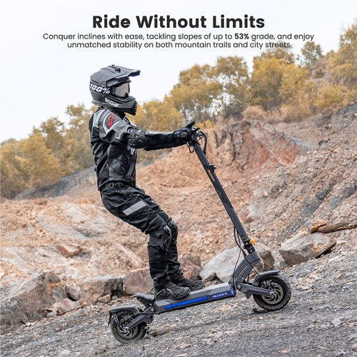 Ausom DT2 Pro E-Scooter, 2*1100W Motor, 52V 23,4Ah