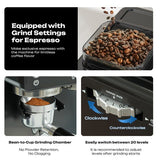 HiBREW H20 All-in-One Kaffeemaschine mit eingebautem Mahlwerk und dualer Heiß- und Kaltbrühung