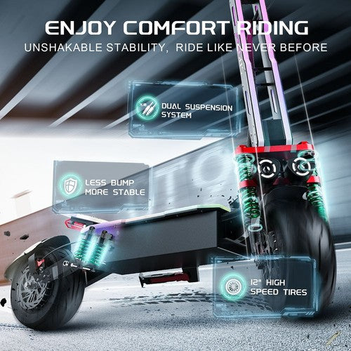 FENGQS GT9 E-Scooter, 3500W*2 Motor, 60V 38Ah