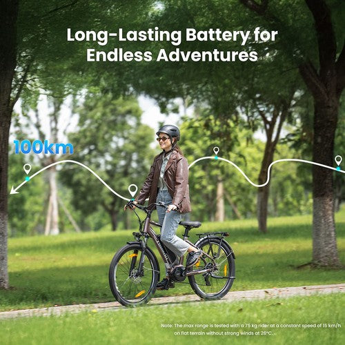 Tourol MA2 Elektrofahrrad 250W Mittelmotor 36V 13Ah