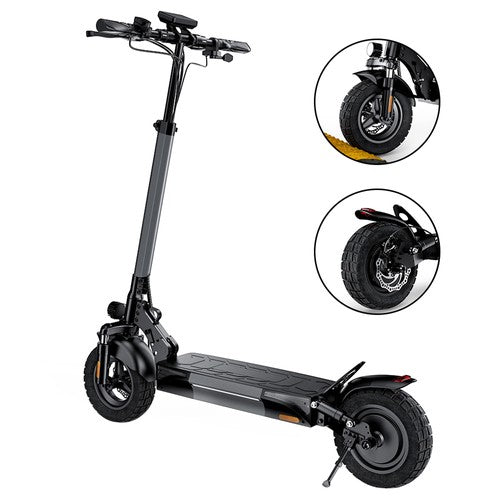 iScooter W9 E-Scooter, 1000-W-Motor, 48 V 14 Ah