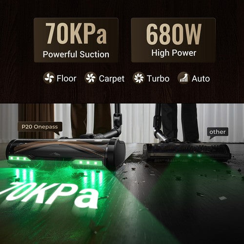 Proscenic P20 OnePass Akku-Staubsauger 70000 Pa
