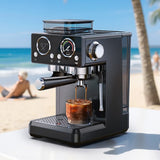 HiBREW H20 All-in-One Kaffeemaschine mit eingebautem Mahlwerk und dualer Heiß- und Kaltbrühung