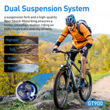 Aairsk GT900 Elektrofahrrad, 400-W-Motor, 36 V, 13 Ah