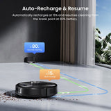 Proscenic Q10 Saugroboter mit Wischfunktion, 8000 Pa