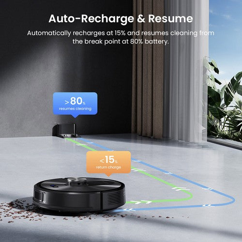 Proscenic Q10 Saugroboter mit Wischfunktion, 8000 Pa