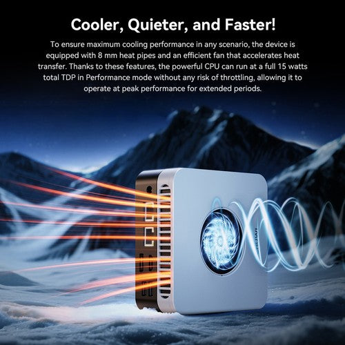 CHUWI LarkBox X Mini-PC, Intel N150 4 Kerne (max. 3,6 GHz), 16 GB RAM, 512 GB SSD