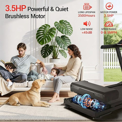 ROBORE L20 Laufband, 3,5 PS bürstenloser Motor, 15 % einstellbare Steigung, 14 km/h