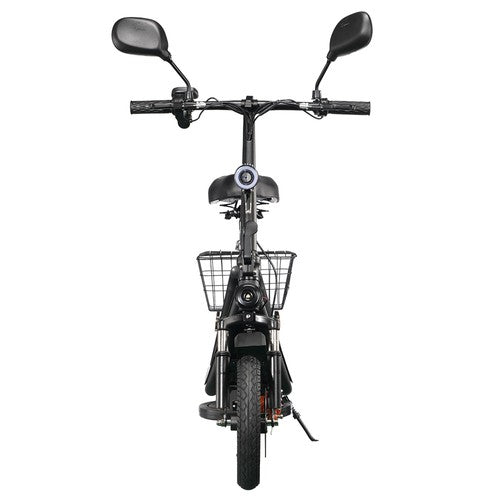 TWOFISH M5 PRO-E Elektro-Scooter mit Sitz und hinterem Korb, 500 W