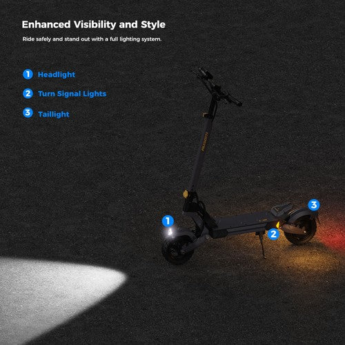 Ausom L2 Elektro-scooter, 800-W-Motor, 48 V 15,6 Ah