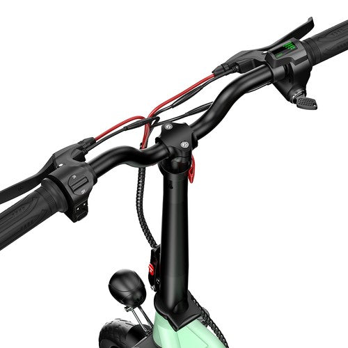 iScooter i12 E-Scooter mit Sitz und hinterem Korb, 500 W