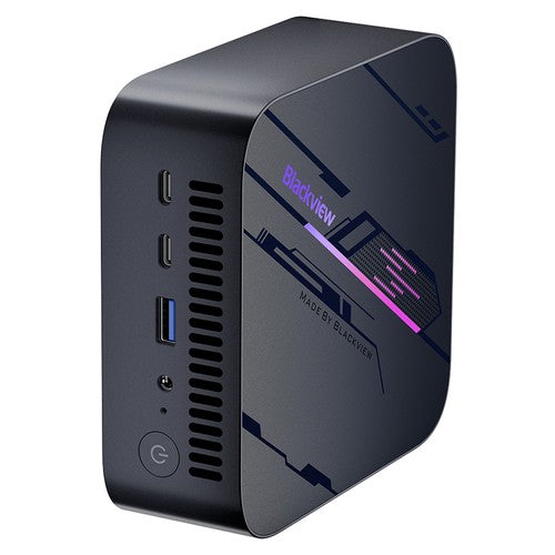 Blackview MP100 Mini-PC, AMD Ryzen 7 5700U 8 Kerne, max. 4,3 GHz, 16 GB RAM, 512 GB SSD