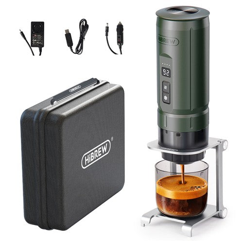 HIBREW H4C Tragbare Espressomaschine, Handkaffeemaschine für Camping