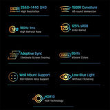 KTC H32S17 32 Zoll 1500R Curved Gaming Monitor