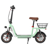 iScooter i12 E-Scooter mit Sitz und hinterem Korb, 500 W