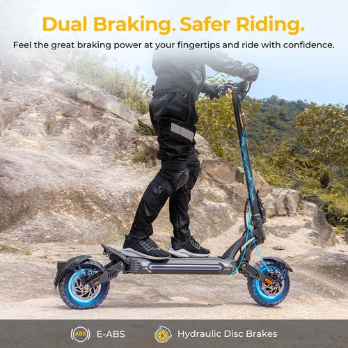 Ausom SR1 Elektroscooter, 2*1000W Motor, 52V 20,8Ah